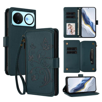 Butterfly Love Flower Multi-card Zipper Wallet Leather Phone Case, For Huawei nova 14 5G / 15 / 16z, For Huawei nova 16, For Huawei Mate 70 Air 5G