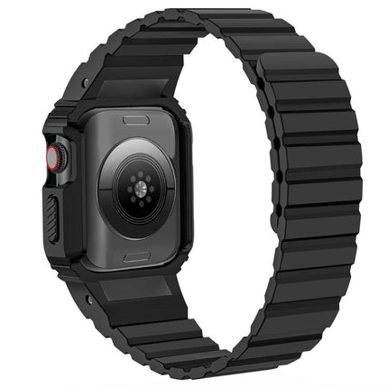 xDfind Magnetic Silicone Watch Band with Integrated Watch Cover, For Apple Watch 38 / 41mm