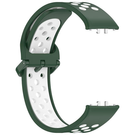xDfind Two Color Silicone Breathable Watch Band, For Samsung Galaxy Fit 3