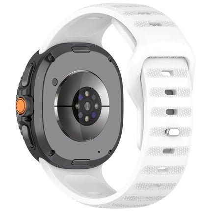 xDfind Round Dots Silver Stud Buckle Silicone Watch Band, For Samsung Galaxy Watch Ultra/Ultra 2025, For Samsung Galaxy Watch8 / 8 Classic