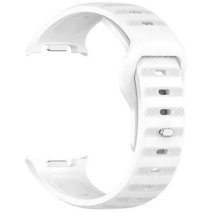 xDfind Round Dots Silver Stud Buckle Silicone Watch Band, For Samsung Galaxy Watch Ultra/Ultra 2025, For Samsung Galaxy Watch8 / 8 Classic