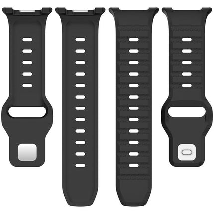 xDfind Round Dots Silver Stud Buckle Silicone Watch Band, For Samsung Galaxy Watch Ultra/Ultra 2025, For Samsung Galaxy Watch8 / 8 Classic