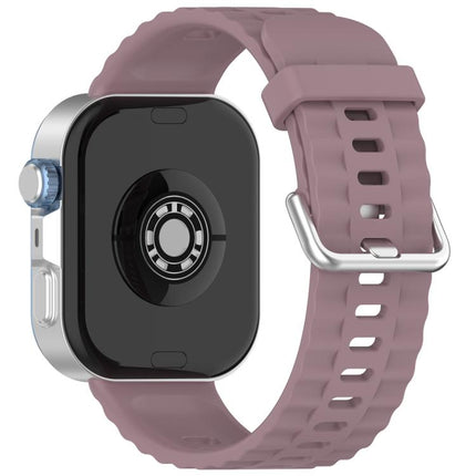 xDfind Silver Buckle Solid Color Silicone Watch Band, For Huawei Watch Fit4 Pro / Fit4 / Fit3