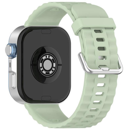xDfind Silver Buckle Solid Color Silicone Watch Band, For Huawei Watch Fit4 Pro / Fit4 / Fit3