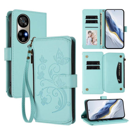Butterfly Love Flower Multi-card Zipper Wallet Leather Phone Case, For Ulefone Note 19, For Ulefone Note 17 Pro, For Ulefone Note 16 Pro