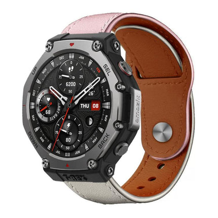 xDfind Rivet Buckle Genuine Leather Watch Band, 20mm, 22mm
