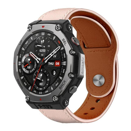 xDfind Rivet Buckle Genuine Leather Watch Band, 20mm, 22mm
