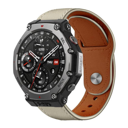 xDfind Rivet Buckle Genuine Leather Watch Band, 20mm, 22mm