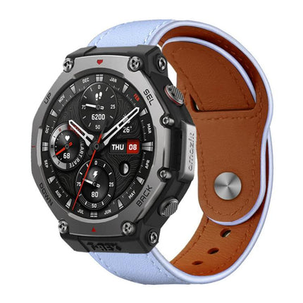xDfind Rivet Buckle Genuine Leather Watch Band, 20mm, 22mm