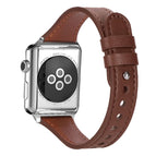 For Apple Watch 42 / 44 / 45 / 46 / 49mm / Dark Brown