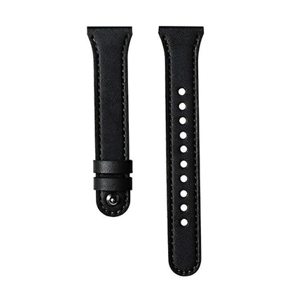 xDfind Double Ring Single Rivet Genuine Leather Watch Band, 20mm, 22mm
