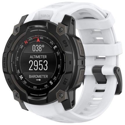 xDfind Quick-release Silicone Watch Band, For Garmin Instinct 3 AMOLED 45mm / Solar 45mm