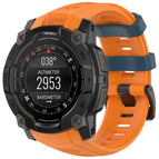 For Garmin Instinct 3 AMOLED 50mm / Solar 50mm / Orange + Blue