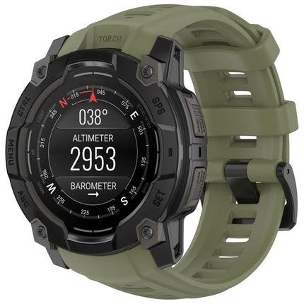 xDfind Quick-release Silicone Watch Band, For Garmin Instinct 3 AMOLED 50mm / Solar 50mm