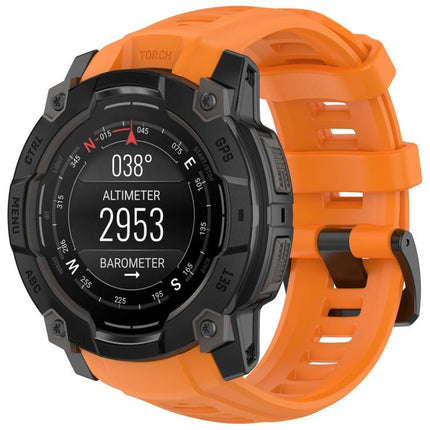 xDfind Quick-release Silicone Watch Band, For Garmin Instinct 3 AMOLED 50mm / Solar 50mm