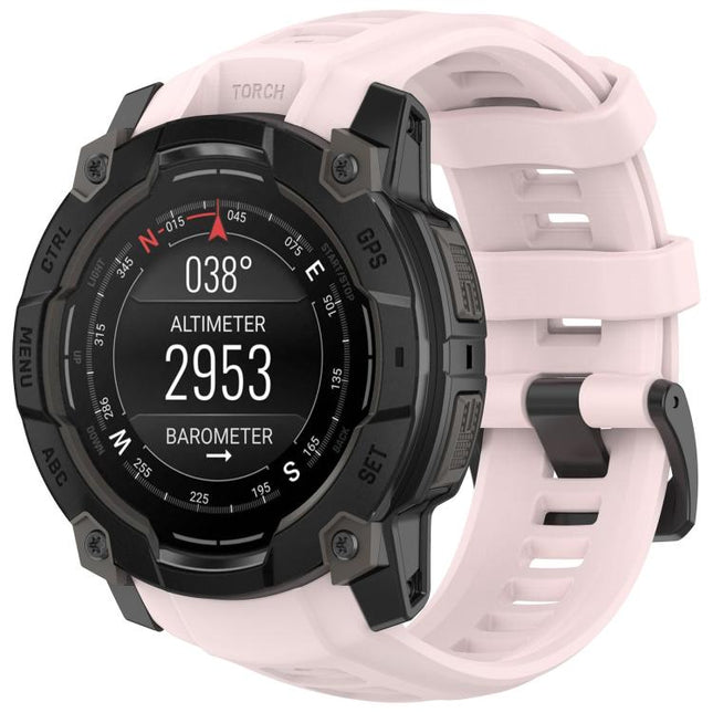 xDfind Quick-release Silicone Watch Band, For Garmin Instinct 3 AMOLED 50mm / Solar 50mm