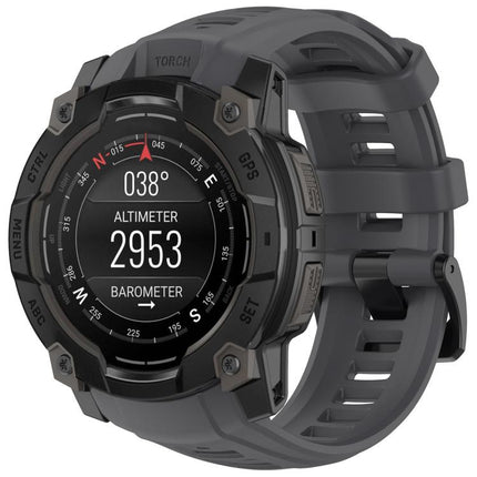 xDfind Quick-release Silicone Watch Band, For Garmin Instinct 3 AMOLED 50mm / Solar 50mm