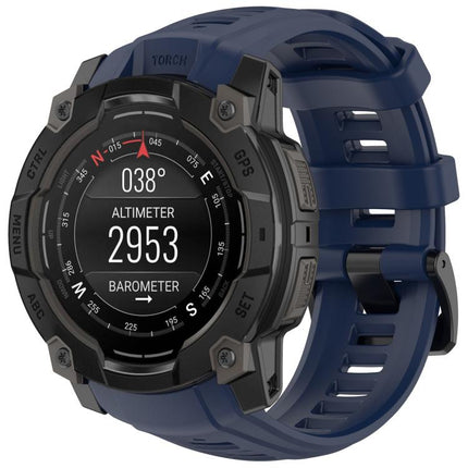 xDfind Quick-release Silicone Watch Band, For Garmin Instinct 3 AMOLED 50mm / Solar 50mm