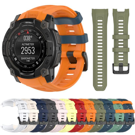 xDfind Quick-release Silicone Watch Band, For Garmin Instinct 3 AMOLED 50mm / Solar 50mm