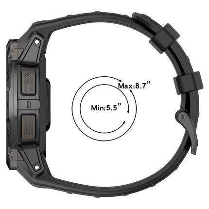 xDfind Quick-release Silicone Watch Band, For Garmin Instinct 3 AMOLED 50mm / Solar 50mm