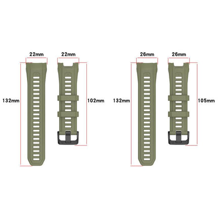 xDfind Quick-release Silicone Watch Band, For Garmin Instinct 3 AMOLED 50mm / Solar 50mm