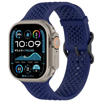 xDfind Breathable Silicone Watch Band, For Apple Watch 42 / 44 / 45 / 46 / 49mm, For Apple Watch 38 / 40 / 41 / S10 42mm