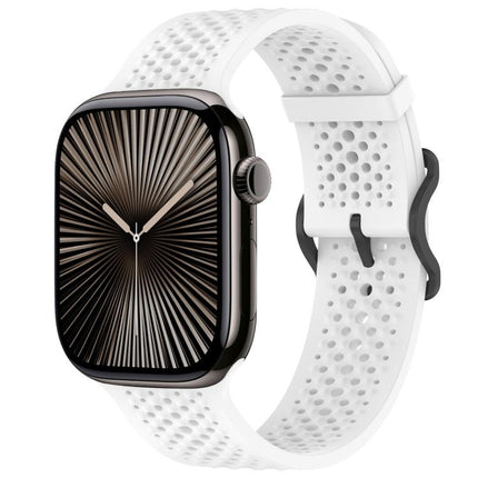 xDfind Breathable Silicone Watch Band, For Apple Watch 42 / 44 / 45 / 46 / 49mm, For Apple Watch 38 / 40 / 41 / S10 42mm