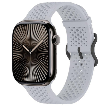 xDfind Breathable Silicone Watch Band, For Apple Watch 42 / 44 / 45 / 46 / 49mm, For Apple Watch 38 / 40 / 41 / S10 42mm
