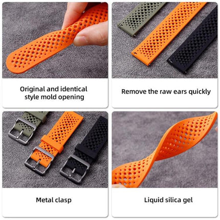 xDfind Breathable Silicone Watch Band, For Samsung Galaxy Watch 7 / 6 / 5 / FE