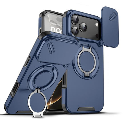 Sliding Camshield Ring Holder Phone Case, For iPhone 17 Pro Max, For iPhone 17 Pro, For iPhone 17