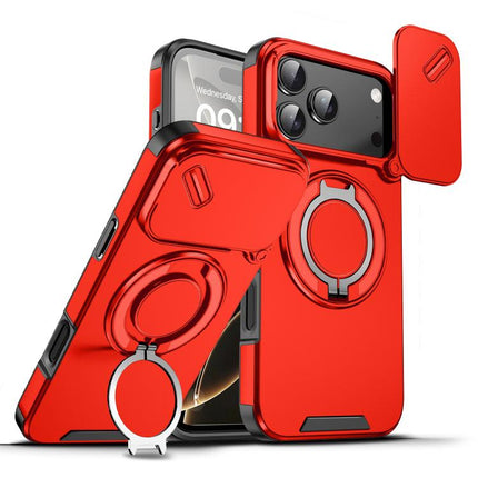 Sliding Camshield Ring Holder Phone Case, For iPhone 18, For iPhone 18 Pro, For iPhone 18 Pro Max