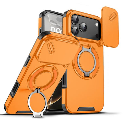 Sliding Camshield Ring Holder Phone Case, For iPhone 18, For iPhone 18 Pro, For iPhone 18 Pro Max