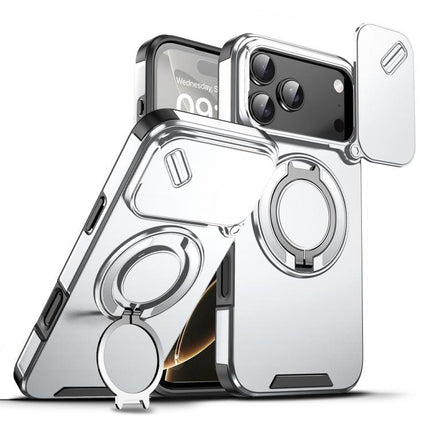 Sliding Camshield Ring Holder Phone Case, For iPhone 18, For iPhone 18 Pro, For iPhone 18 Pro Max