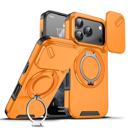 Sliding Camshield Ring Holder Phone Case, For iPhone 18, For iPhone 18 Pro, For iPhone 18 Pro Max
