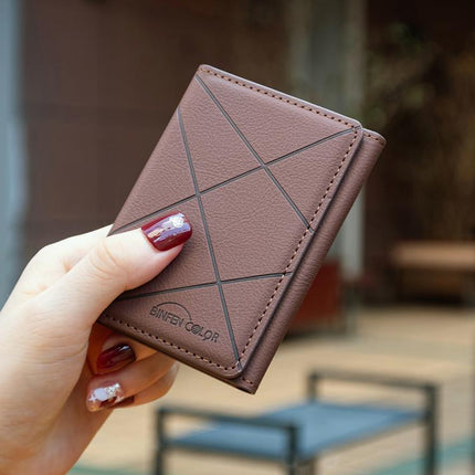 BFK24 Diamond Embossed Magsafe Magnetic Leather Card Bag
