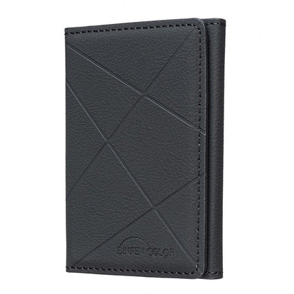 BFK24 Diamond Embossed Magsafe Magnetic Leather Card Bag