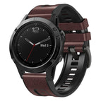 For Garmin 22mm / Dark Brown