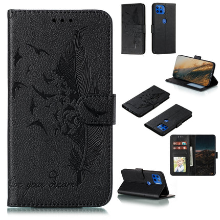 Feather Pattern Litchi Texture Horizontal Flip Leather Case with Wallet & Holder & Card Slots, For Google Pixel 5, For Motorola Moto G5 Plus 5G, For Google Pixel 5 XL, For Motorola Moto G Power