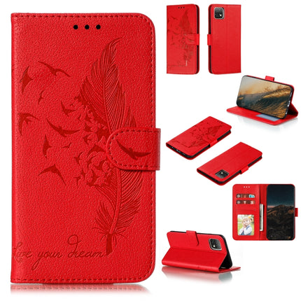 Feather Pattern Litchi Texture Horizontal Flip Leather Case with Wallet & Holder & Card Slots, For LG K41S / K51S, For LG K61, For Huawei Enjoy 20, For Motorola Moto G Stylus