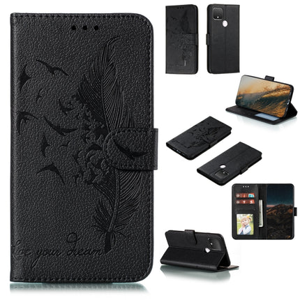 Feather Pattern Litchi Texture Horizontal Flip Leather Case with Wallet & Holder & Card Slots, For Google Pixel 5, For Motorola Moto G5 Plus 5G, For Google Pixel 5 XL, For Motorola Moto G Power