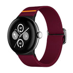For Google Pixel Watch 4 / 3 / 2 / 1 41mm / Wine Red