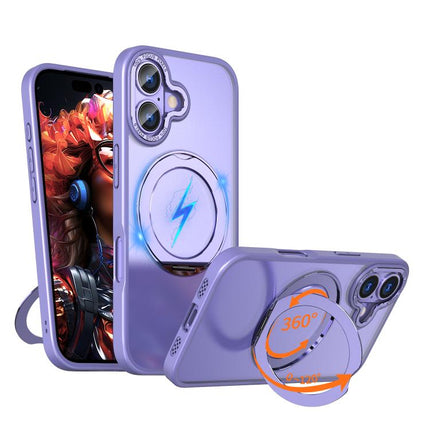 kalebol MagSafe Metal Ring Holder Phone Case, For iPhone 17, For iPhone Air