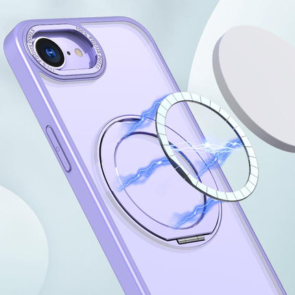 kalebol MagSafe Metal Ring Holder Phone Case, For iPhone 17e / 16e, For iPhone 17 Pro Max, For iPhone 17 Pro