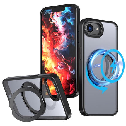 kalebol MagSafe Metal Ring Holder Phone Case, For iPhone 17e / 16e, For iPhone 17 Pro Max, For iPhone 17 Pro