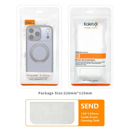 kalebol MagSafe Metal Ring Holder Phone Case, For iPhone 18 Pro, For iPhone 18 Pro Max