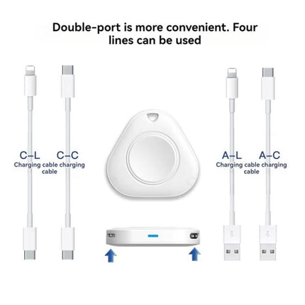 xDfind 8 Pin and Type-C Portable Smart Watch Magnetic Wireless Charger for Apple Watch