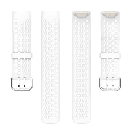 xDfind Hole Style Breathable Silicone Watch Band, For Fitbit Charge 6 / 5
