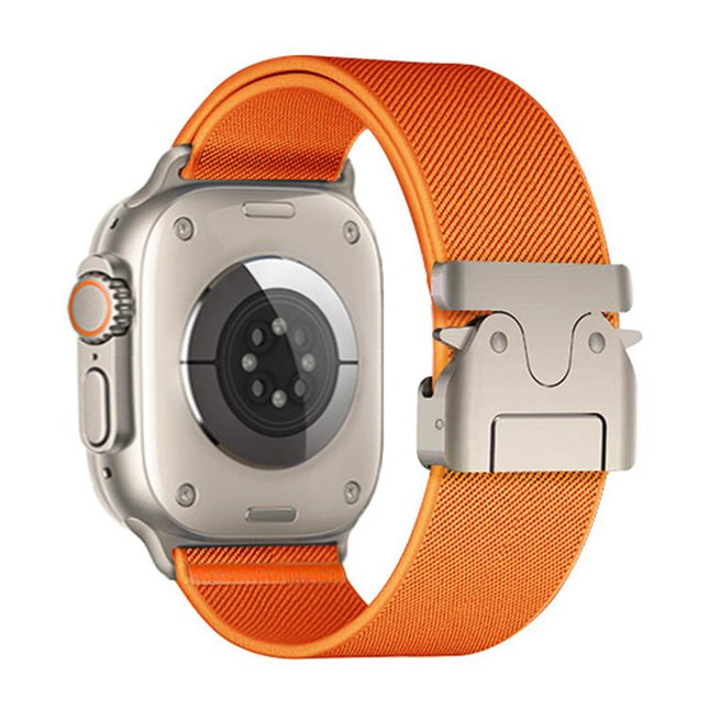 xDfind Parachute Buckle Stretch Nylon Watch Band, For Apple Watch 42 / 44 / 45 / 46 / 49mm, For Apple Watch 38 / 40 / 41 / S10 42mm