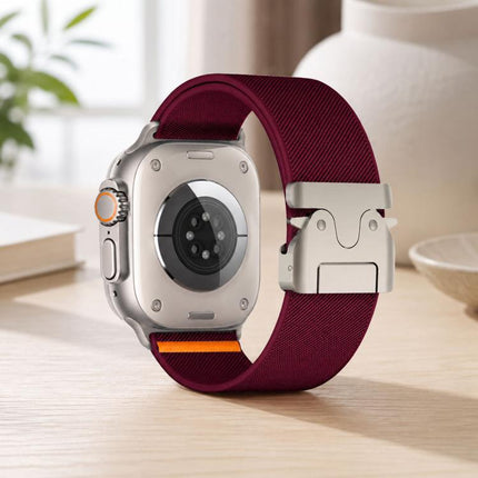 xDfind Parachute Buckle Stretch Nylon Watch Band, For Apple Watch 42 / 44 / 45 / 46 / 49mm, For Apple Watch 38 / 40 / 41 / S10 42mm