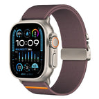 For Apple Watch 42 / 44 / 45 / 46 / 49mm / Smoke Purple